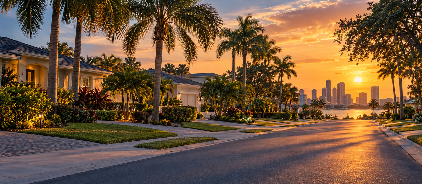 A Tampa neighborhood street